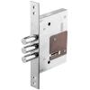 Замок врезной Kale Kilit 257L B:60 CR (хром) (5 keys 60 mm) 257L0000029