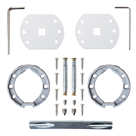 Ручки дверные Code Deco Rock H-30190-S-BLM