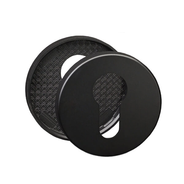 Накладка под цилиндр VSTE DPC-Round-SLIM-BL (черный)