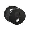 Накладка под цилиндр VSTE DPC-Round-SLIM-BL (черный)